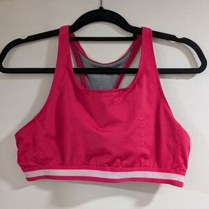 Nike Fuchsia Sports Bra with Pink Trim